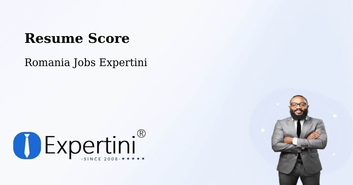 Resume Score & Job Description Match Tool – Teişani - Romania Jobs Expertini
